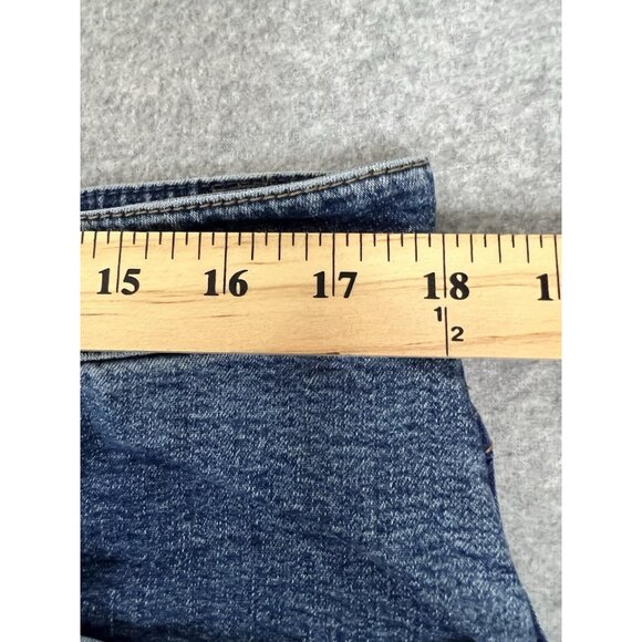 Jag Jeans Womens 20W Blue Stretch Straight Leg Denim Pants Plus Size - Picture 9 of 16